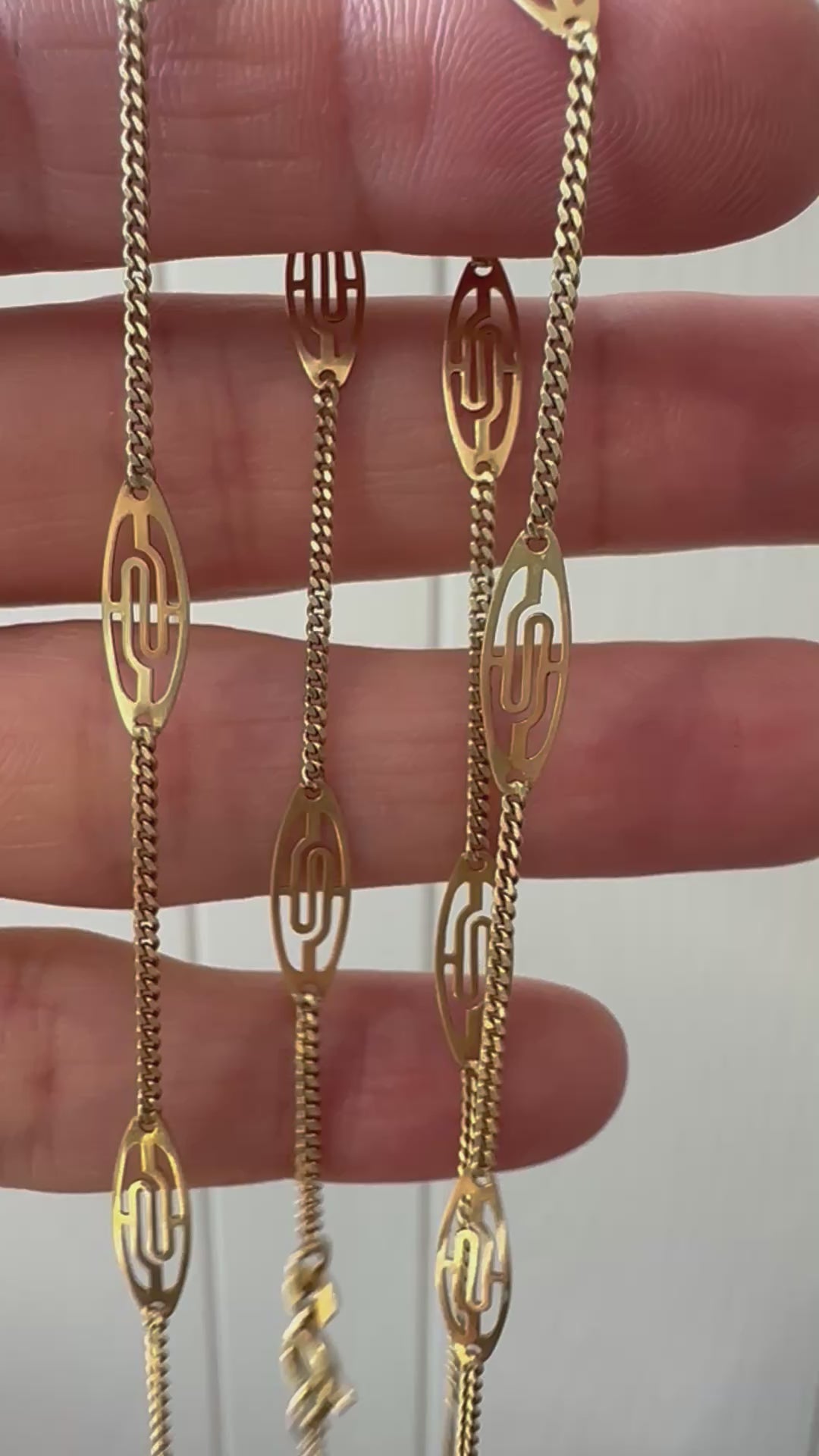 30" fancy link chain