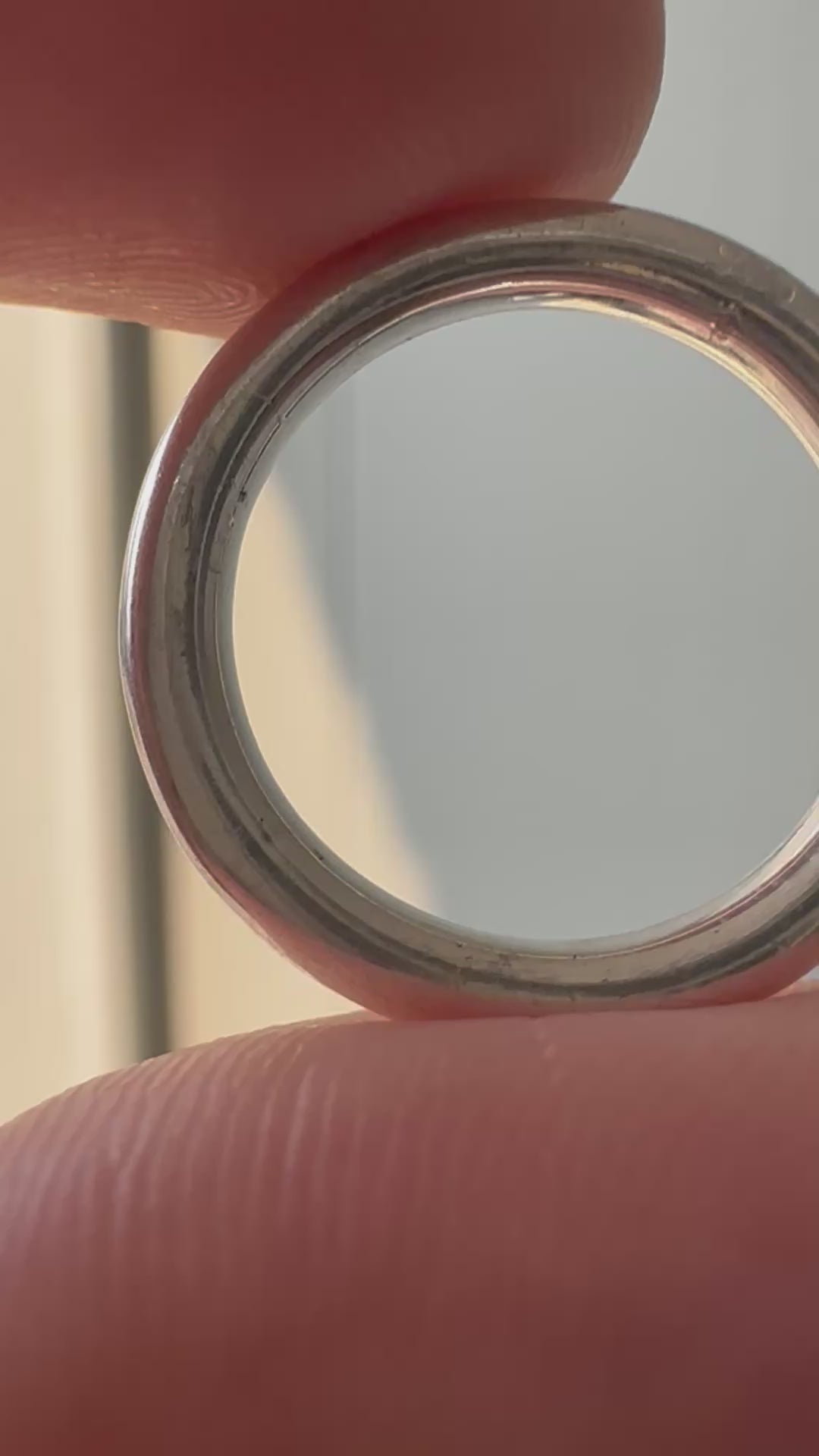 Stackable Sterling Silver Donut Bands