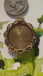 vintage French love token