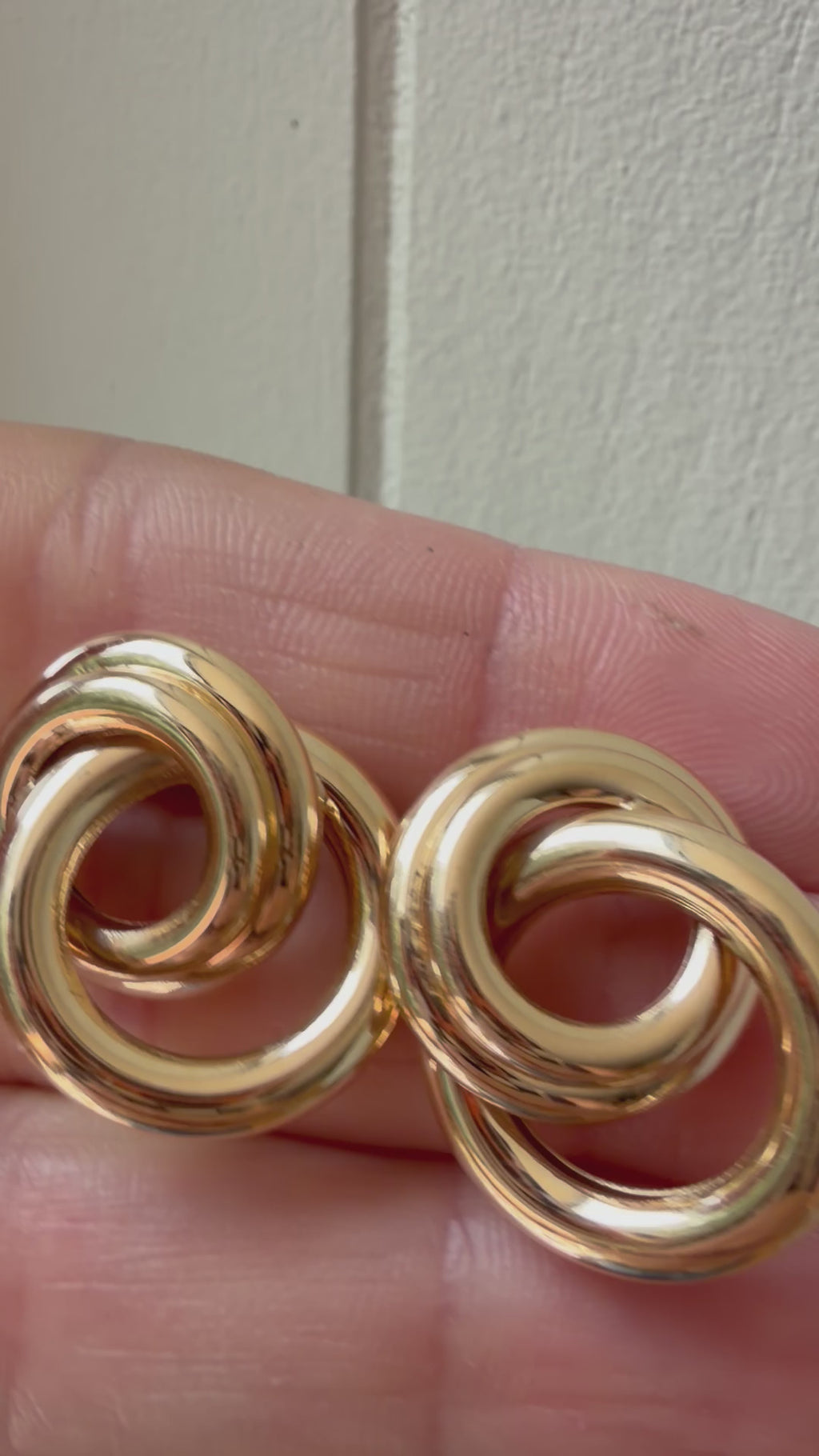 statement knot earrings
