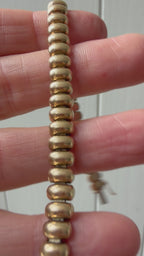 caterpillar / pill bracelet