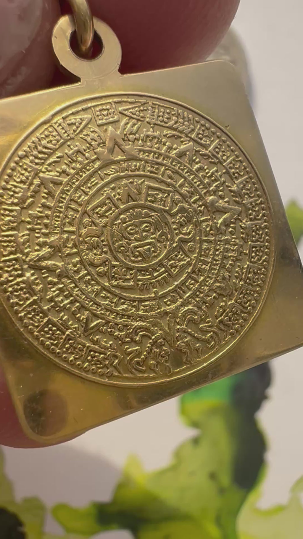 mexican aztec mayan calendar charm