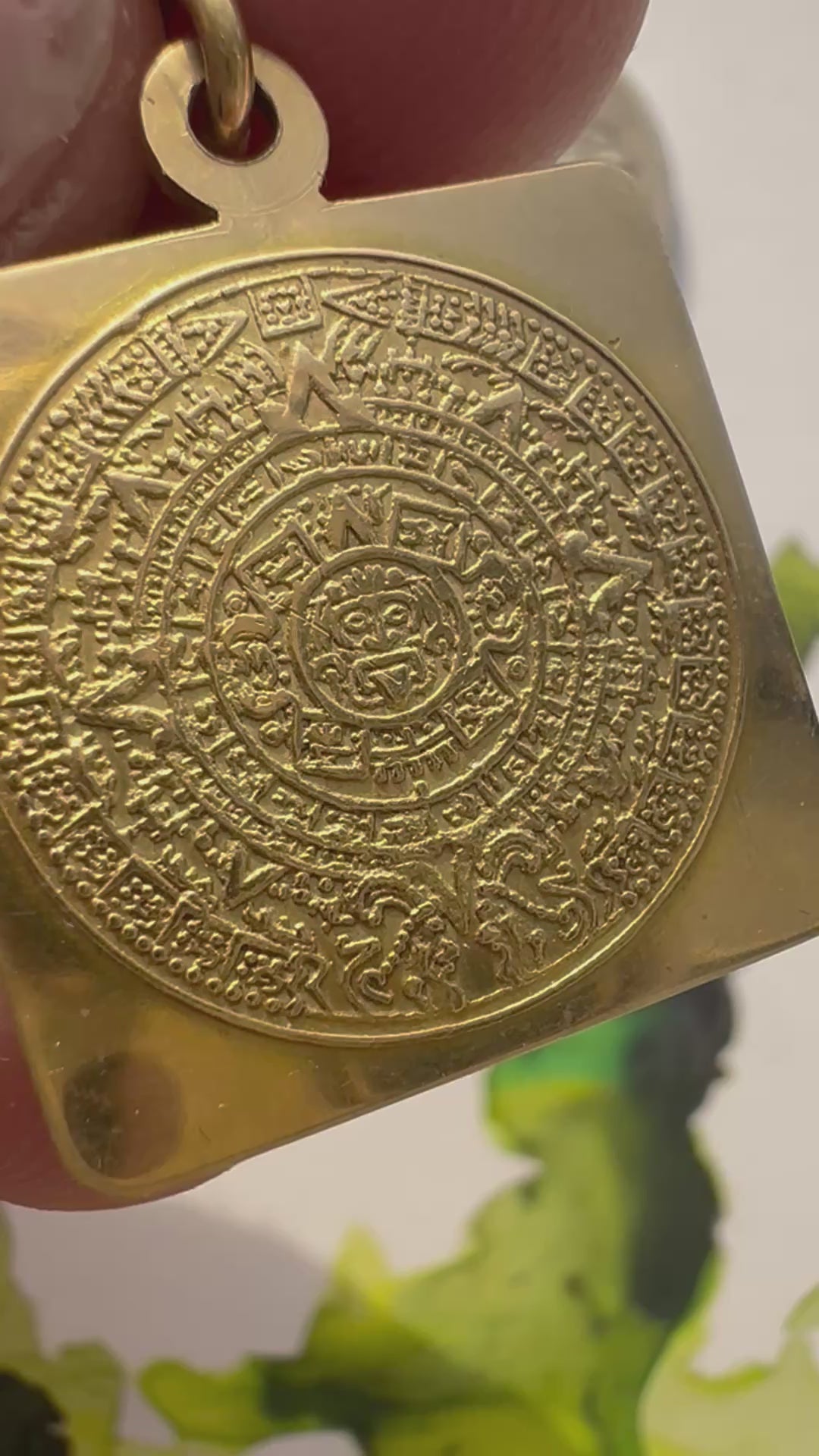 mexican aztec mayan calendar charm