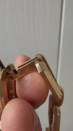 open geometric bracelet