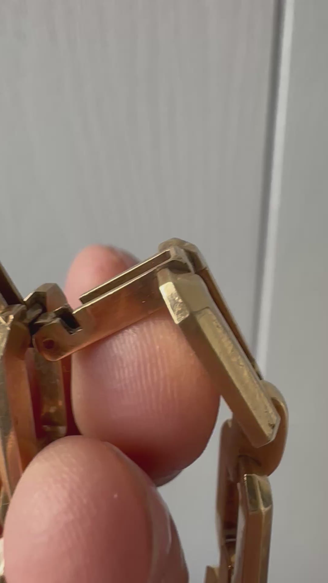 open geometric bracelet