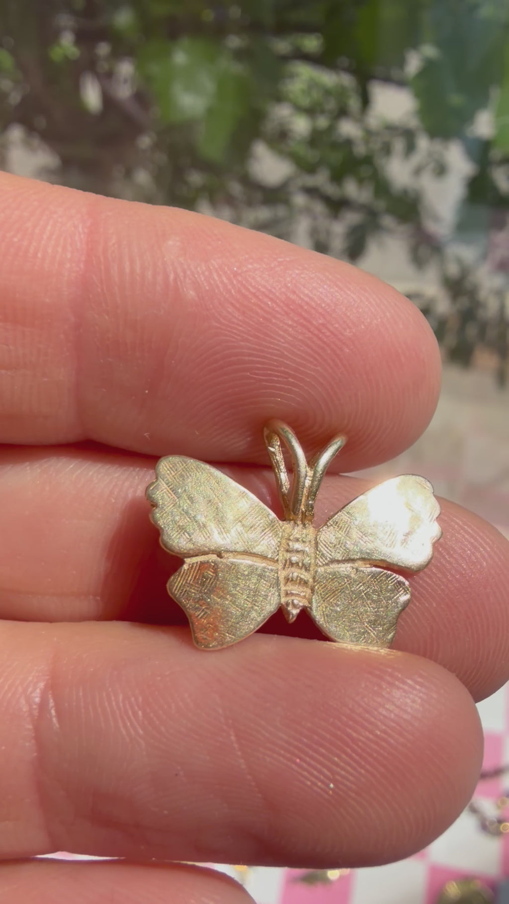 florentine finish butterfly
