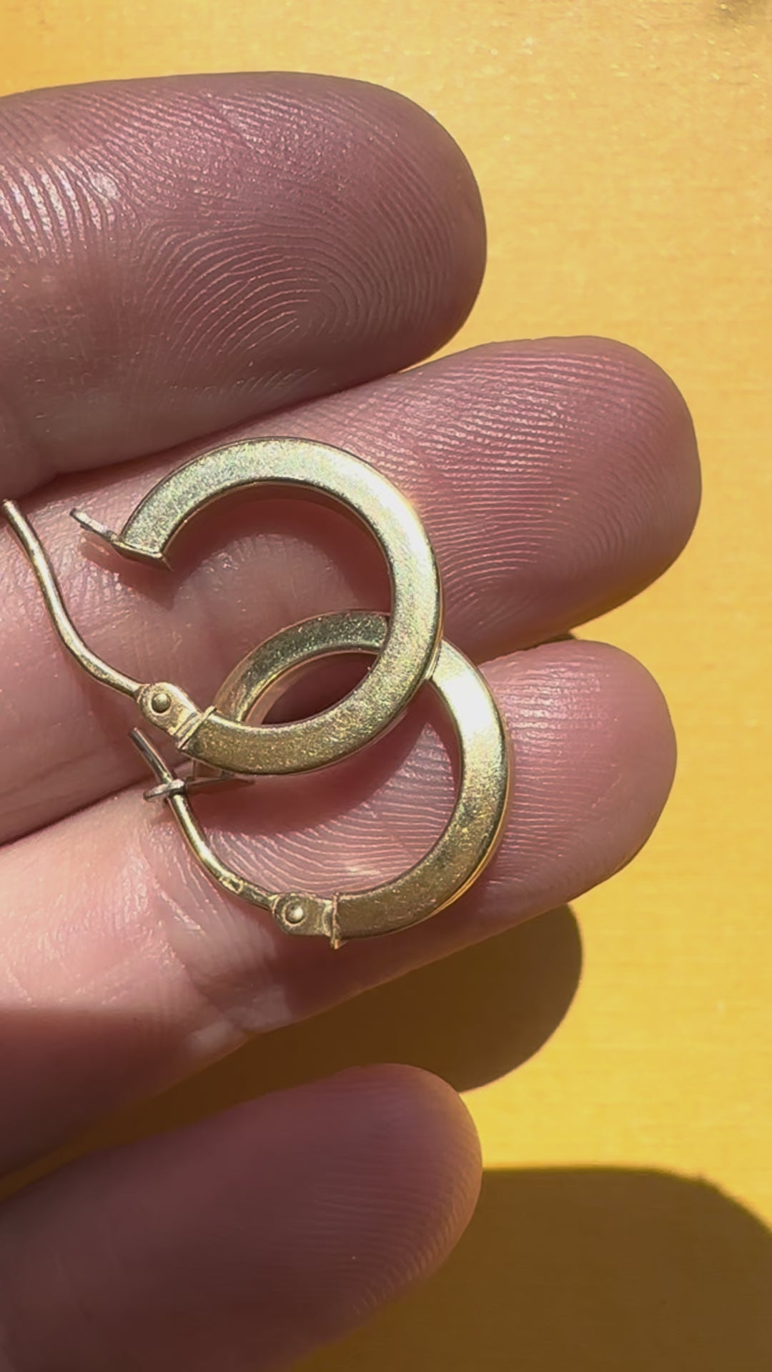 everyday squared edge hoop