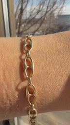 flat gucci link bracelet