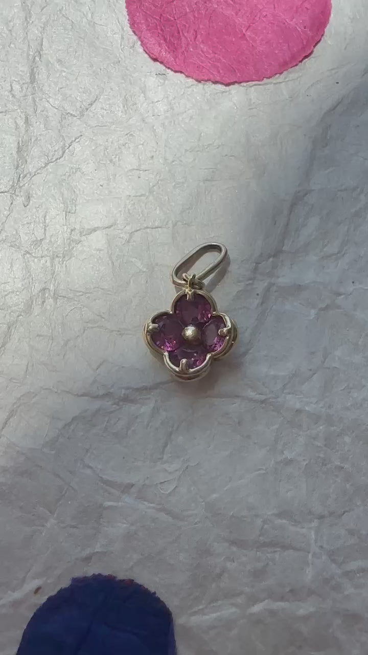 Delicate Pink Topaz Flower