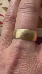 vintage wide band size 11 // 8mm