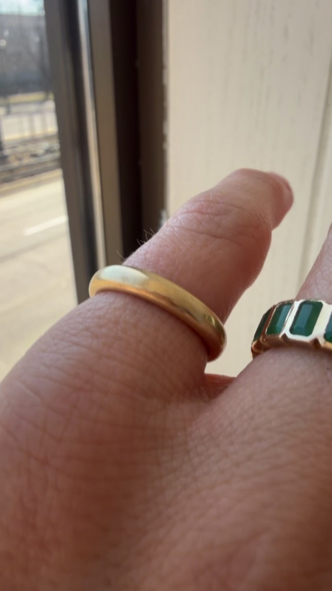 18k vintage JR Woods & Sons donut