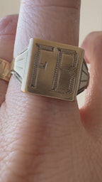 FB signet ring