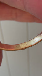 vintage patterned eternity band circa 1948