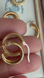 chevron cut hoop