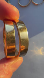 square edge hoops 1.1”