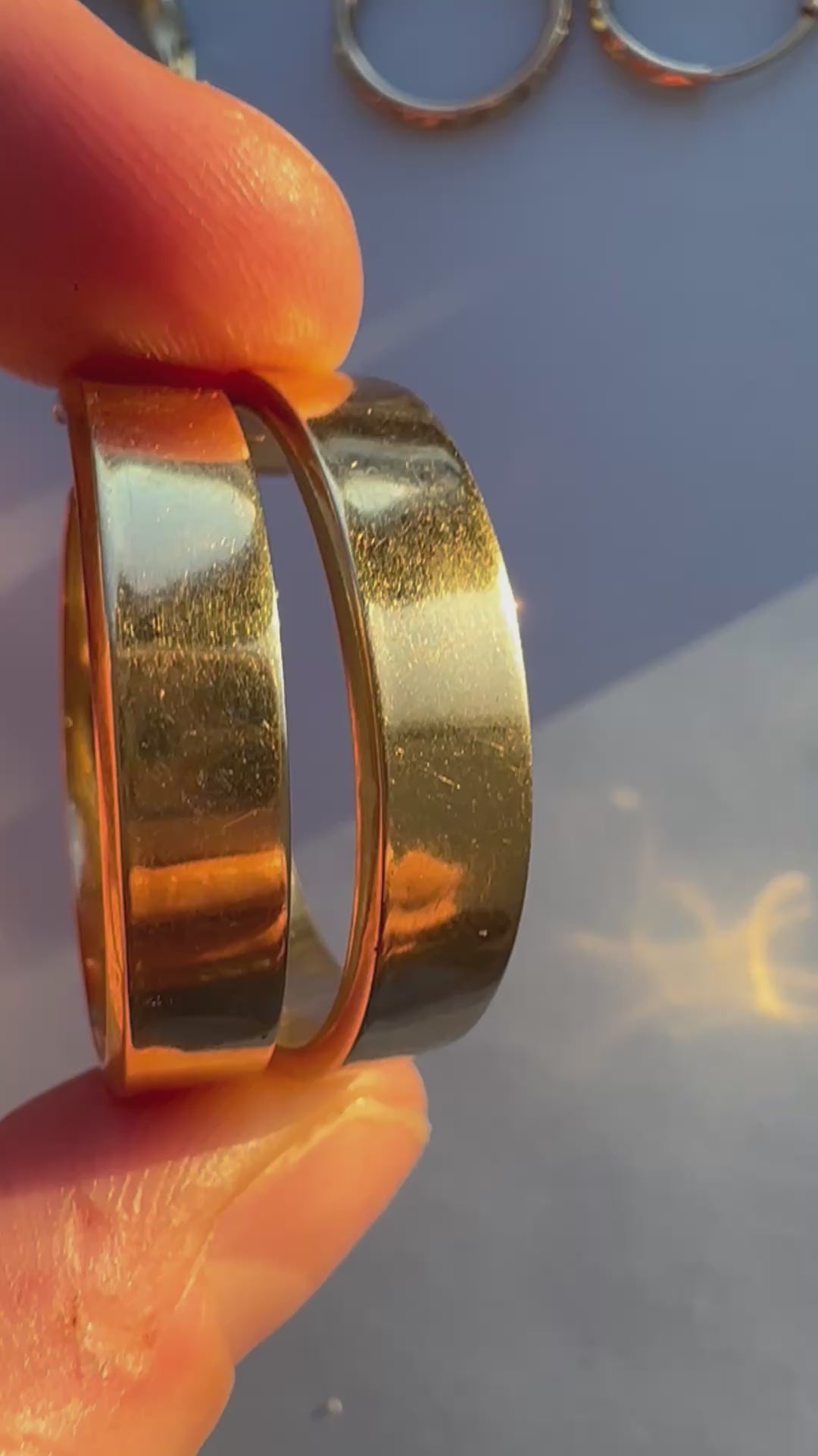 square edge hoops 1.1”