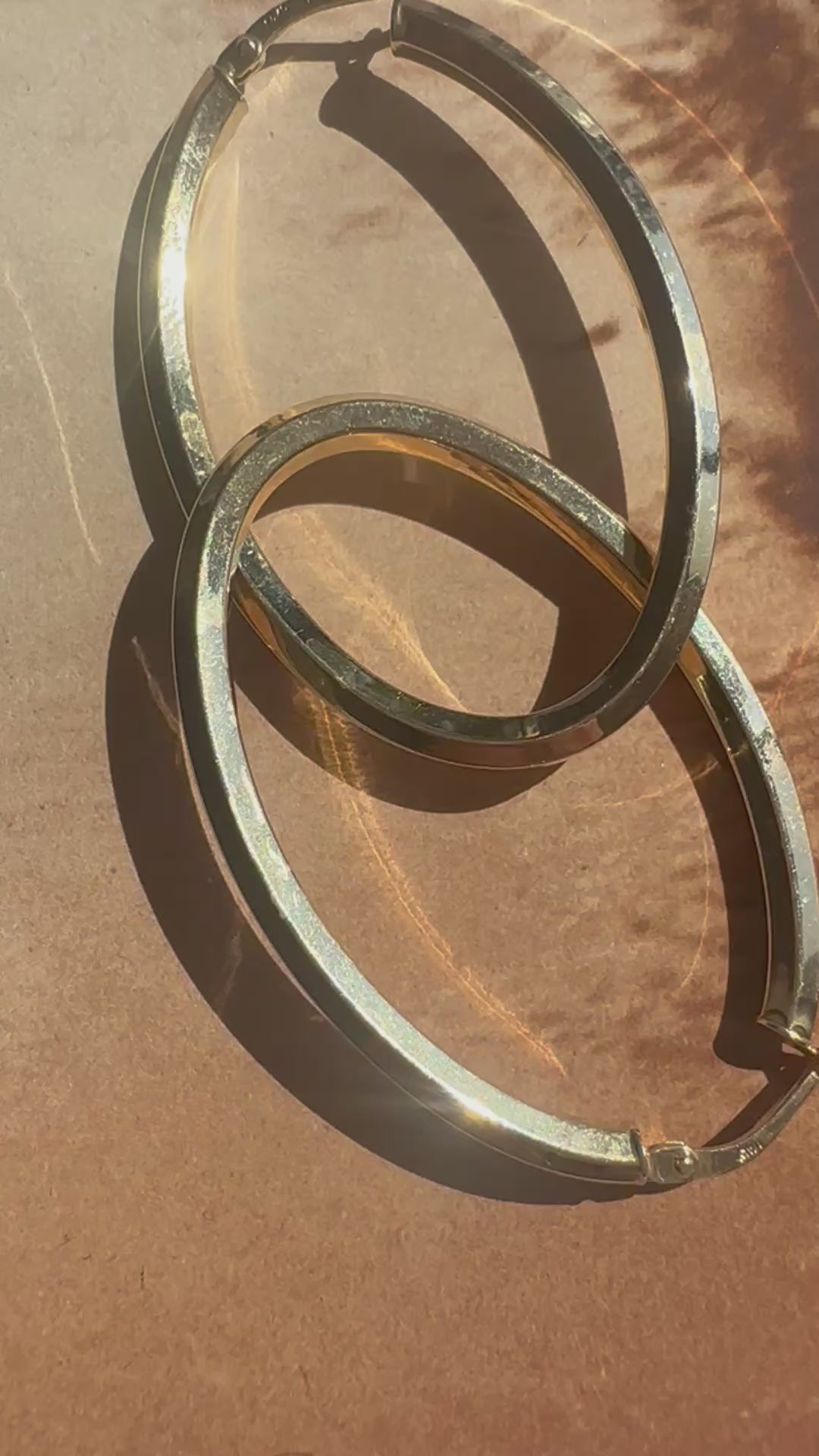 long oval knife edge hoop