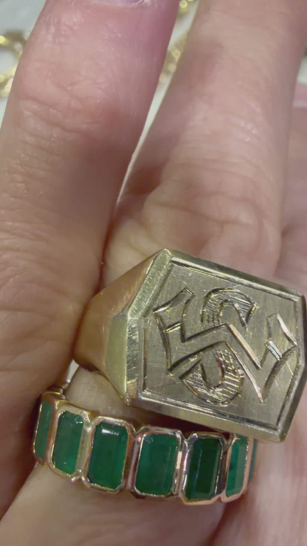 chunky SM or WS signet