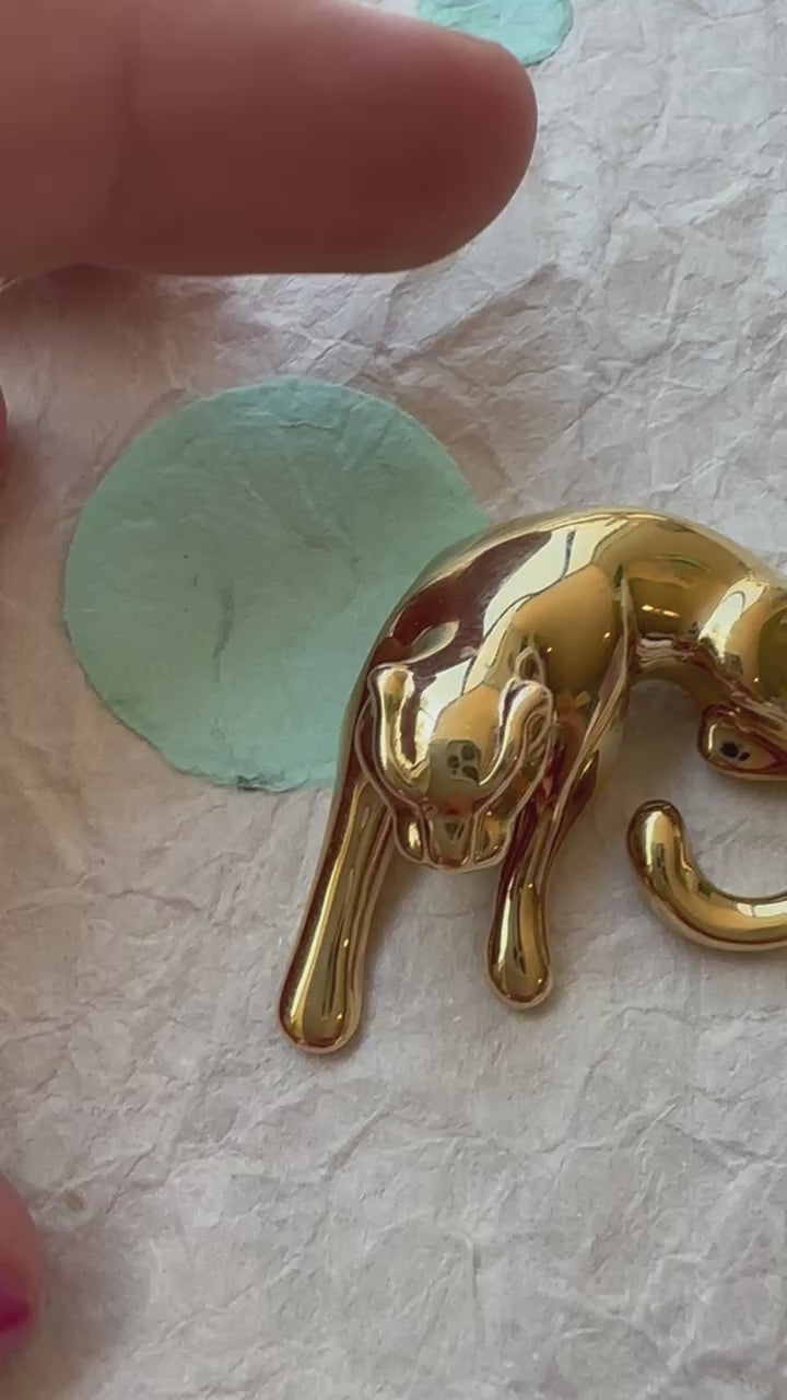 Large Puffy Cat Charm