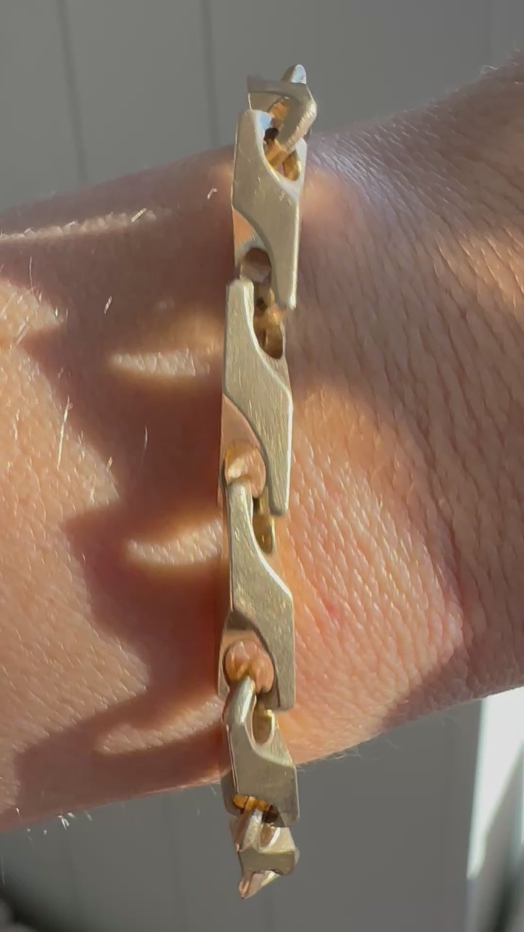 chunky heshe link bracelet