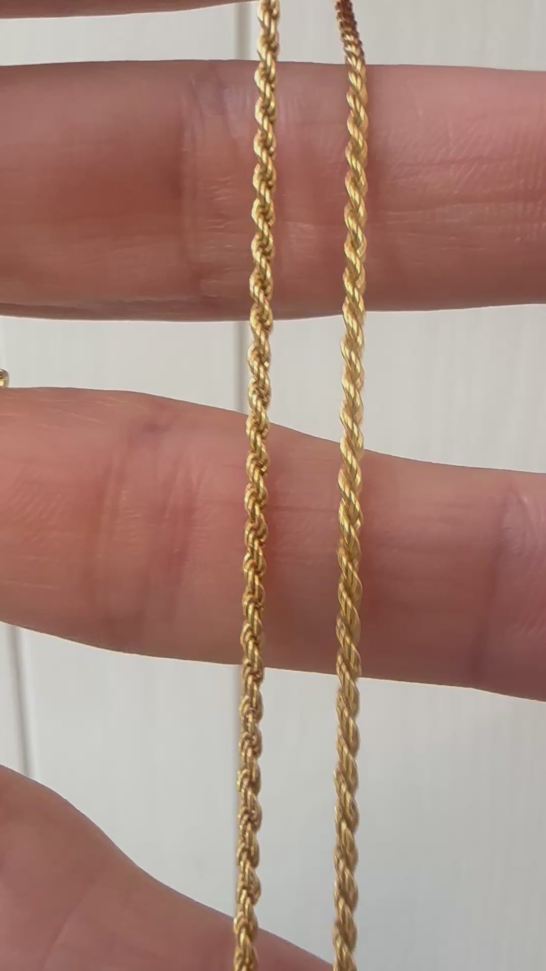 19.25" rope chain