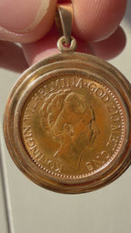 1925 Netherlands Gold 10 Gulden Coin