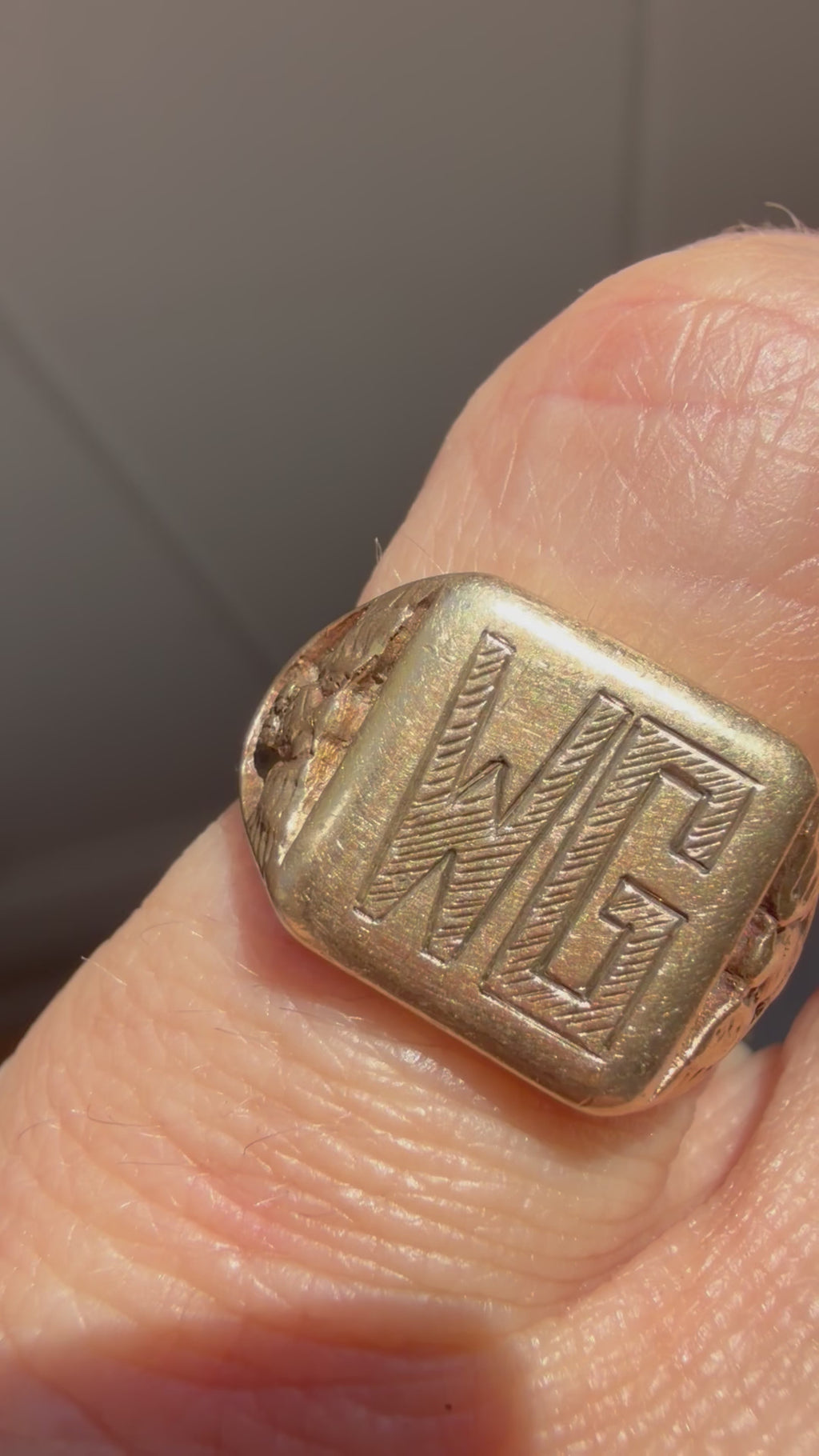 WG signet with phoenix