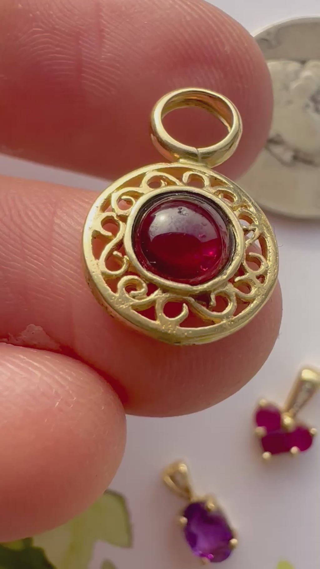 gemstone charms