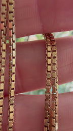 23.75" 18k gold box chain