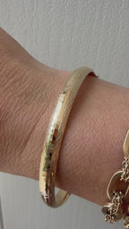 sparkly cut bangle