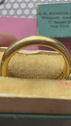18K yellow gold donut