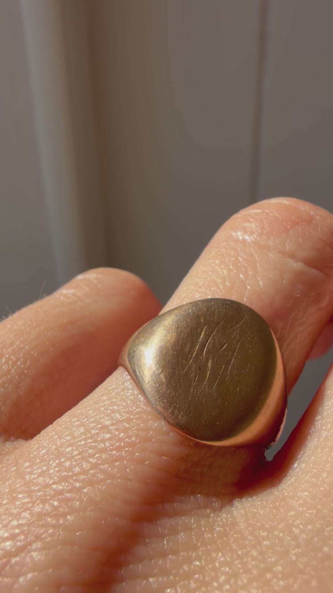 10K rosy tone signet