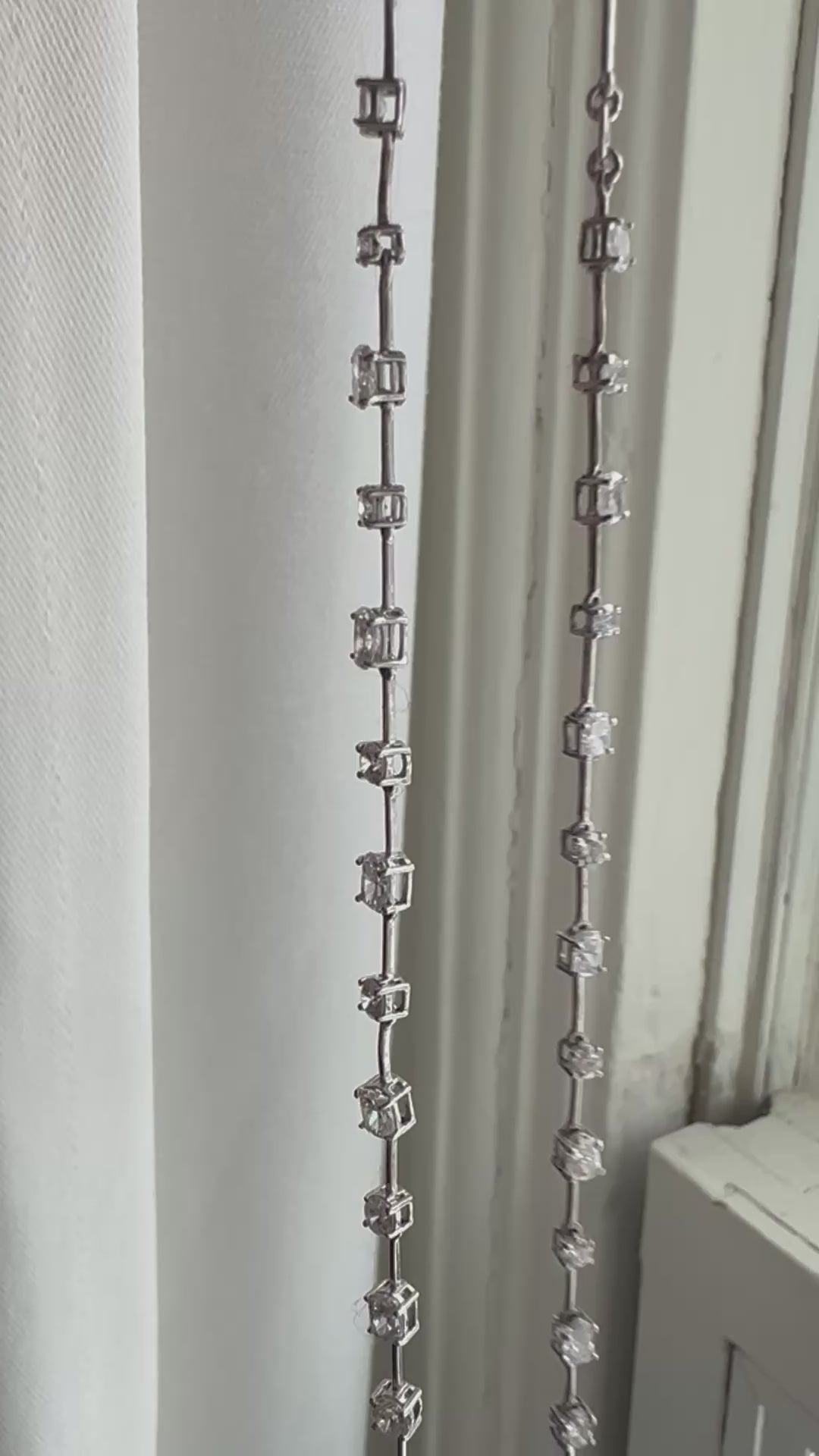 The Emerald Karat custom Floating Light Diamond Tennis Necklace PREORDER DOWNPAYMENT