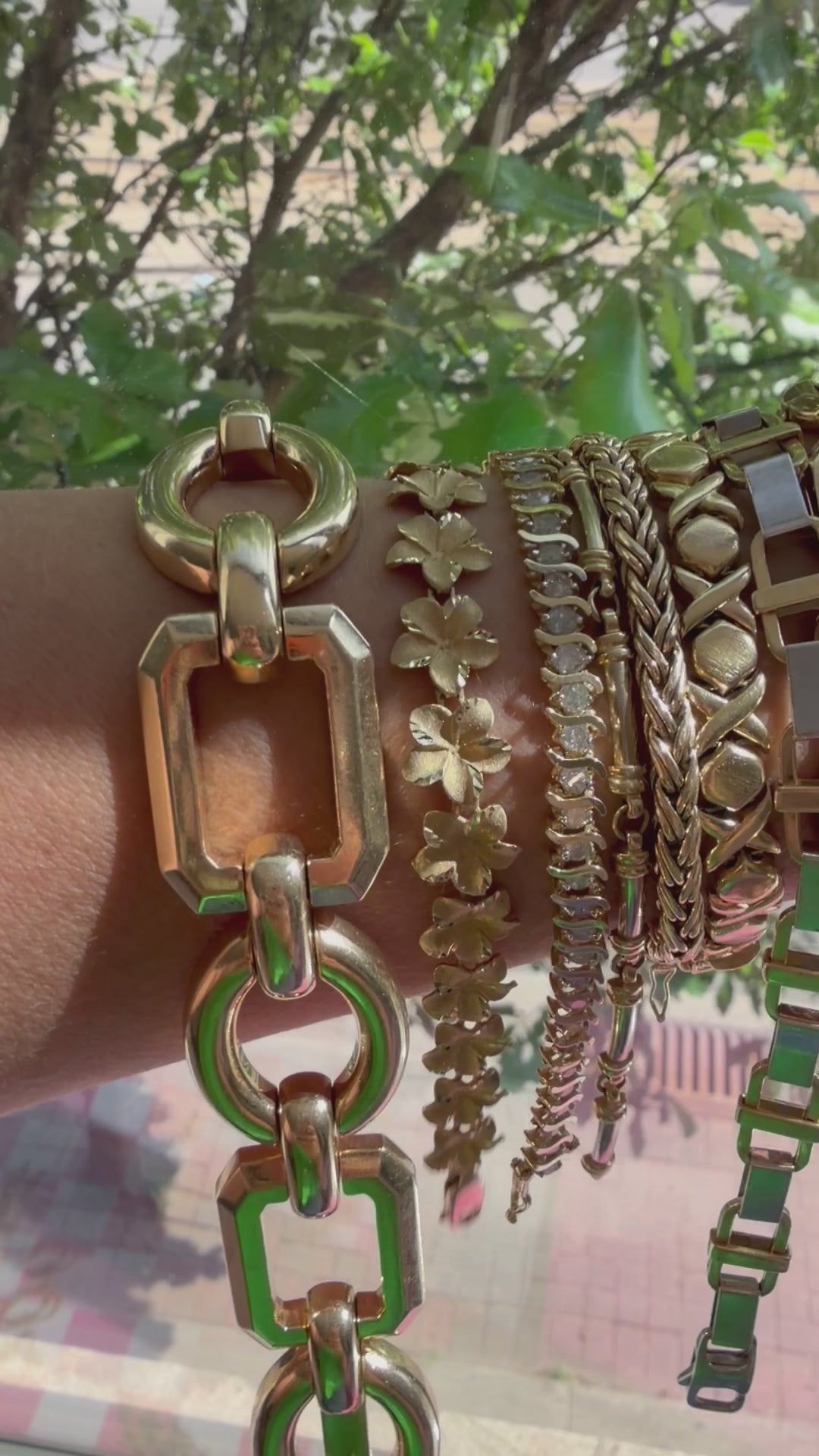 S link tennis bracelet
