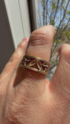 leaf carved band