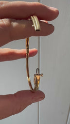 chevron shaped bangle