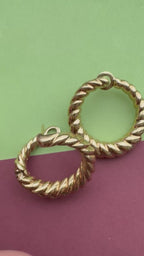 hinged croissant hoops