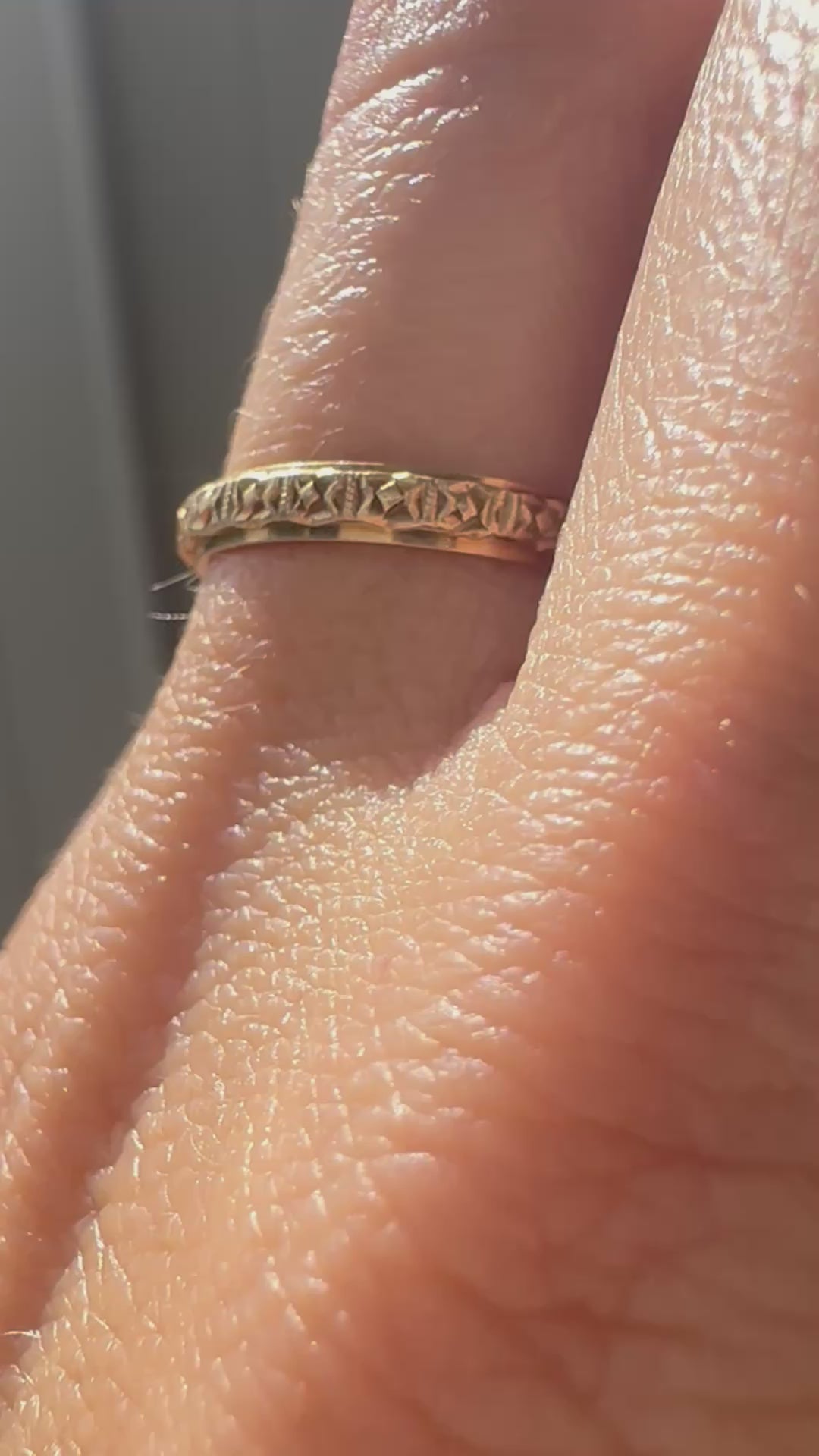 textured eternity band