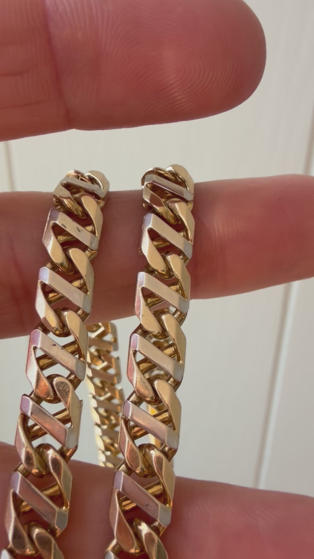 10K two tone z link chain